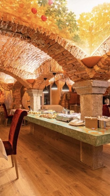 Breakfast room at a B&B in southern Austria